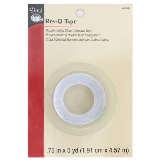 12 Pack: Res-Q Tape&#x2122; Double-Sided Clear Adhesive Tape